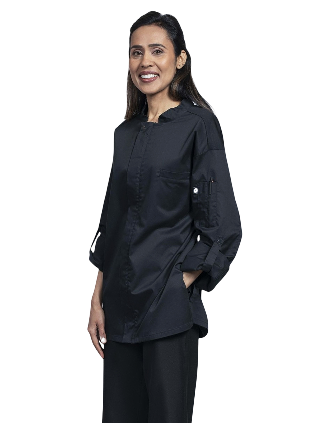 Uncommon Chef - Pescara Unisex Two-Pocket Chef Coat 3
