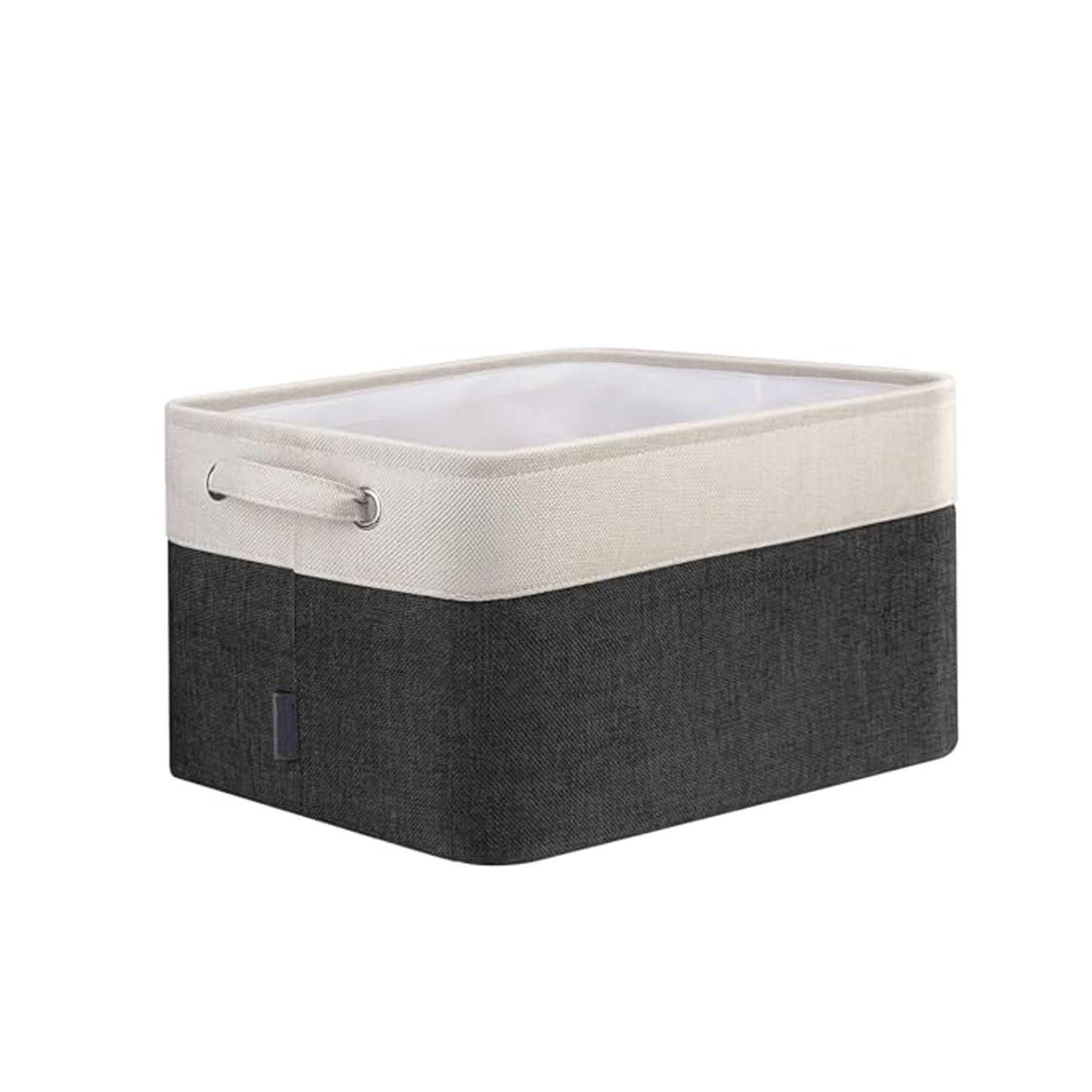 Foldable Linen Fabric Storage Bins for Toys Clothes 2