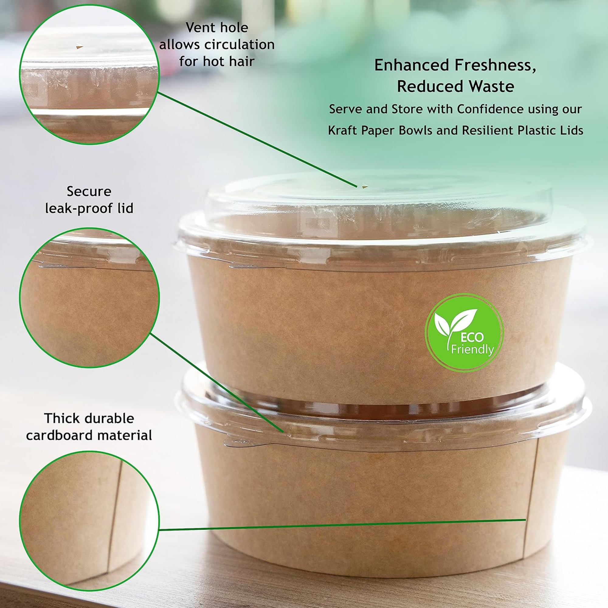 17 oz Disposable Bowls With Lid 4