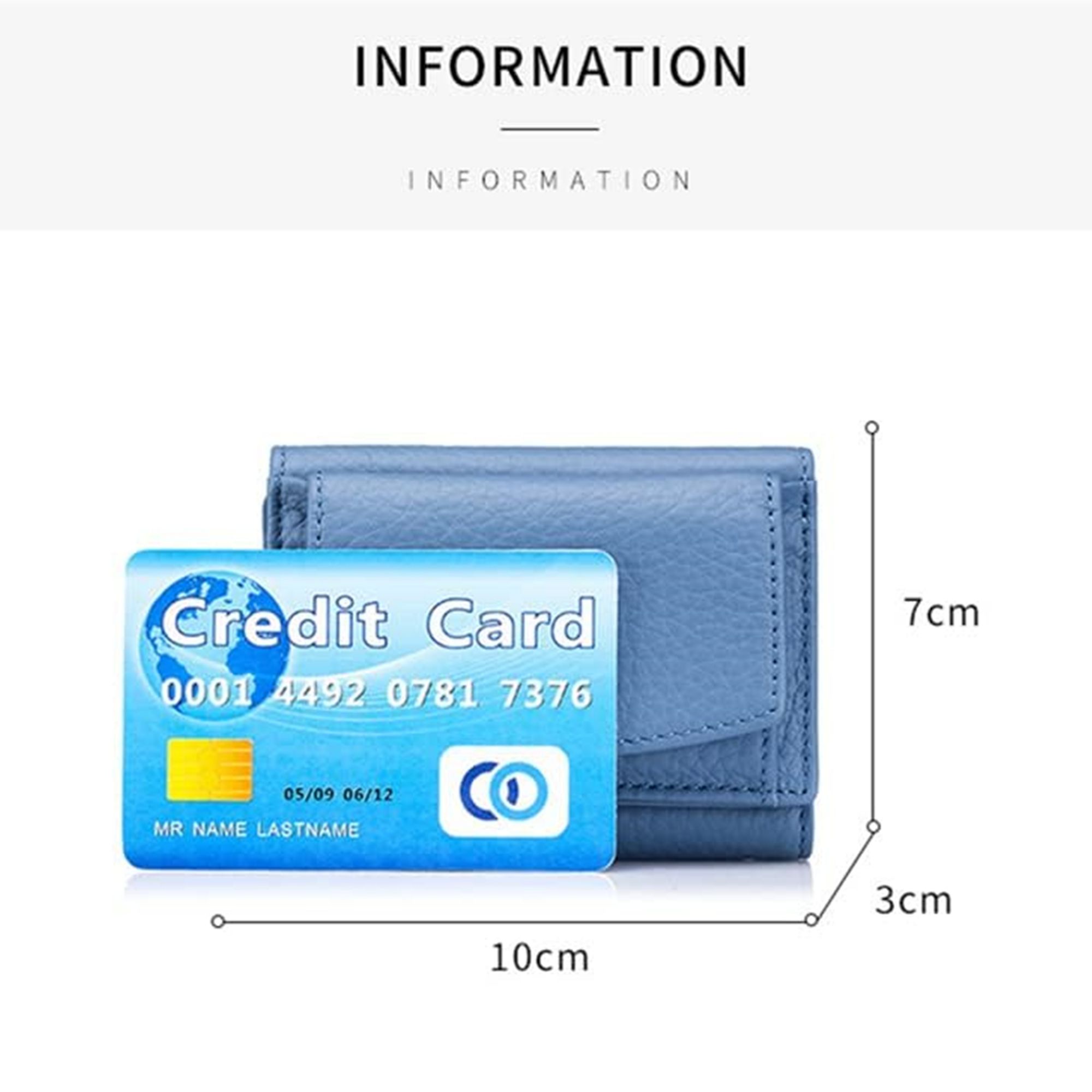 Leather RFID Blocking Pocket Wallet 3