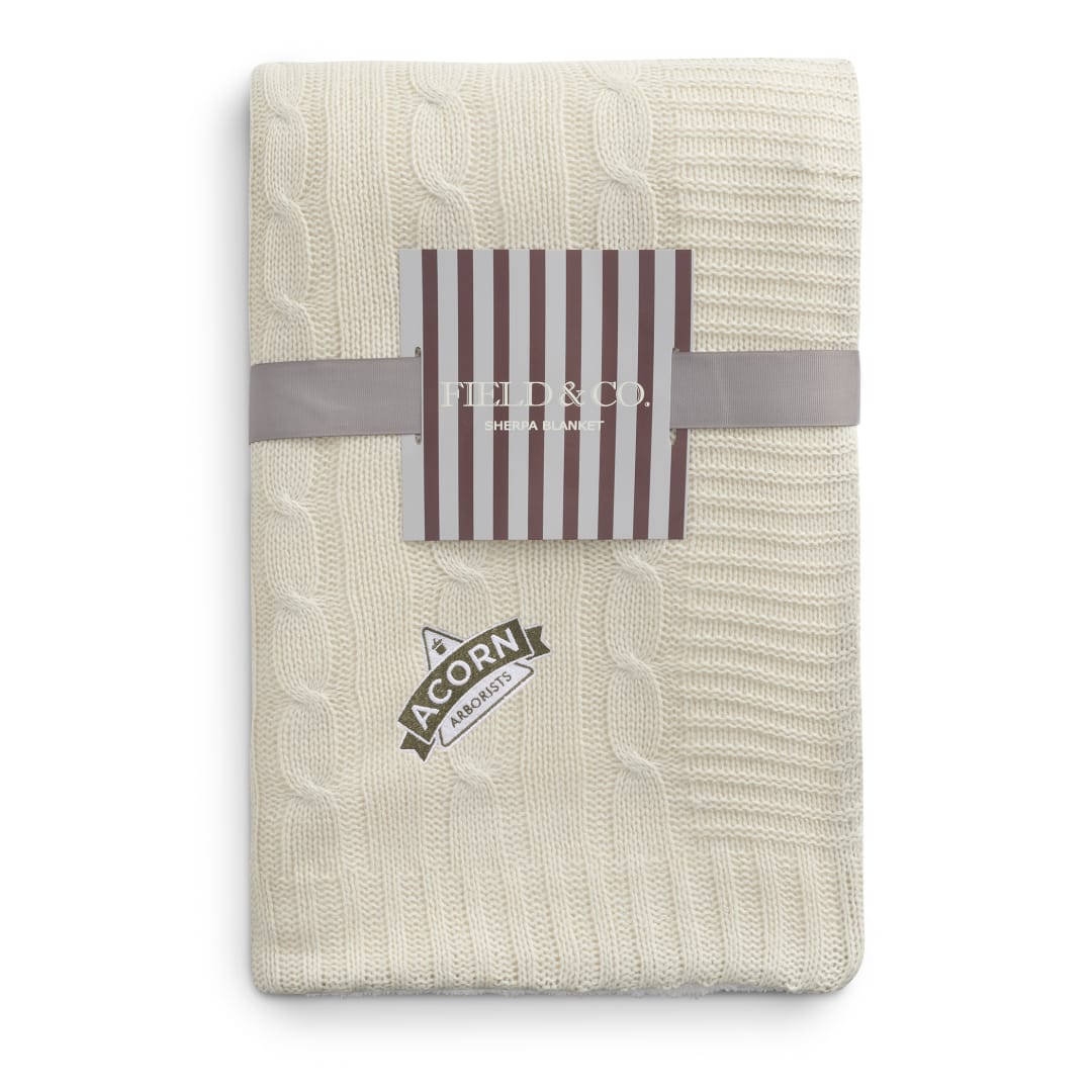 Field & Co.® Cable Knit Sherpa Blanket 99