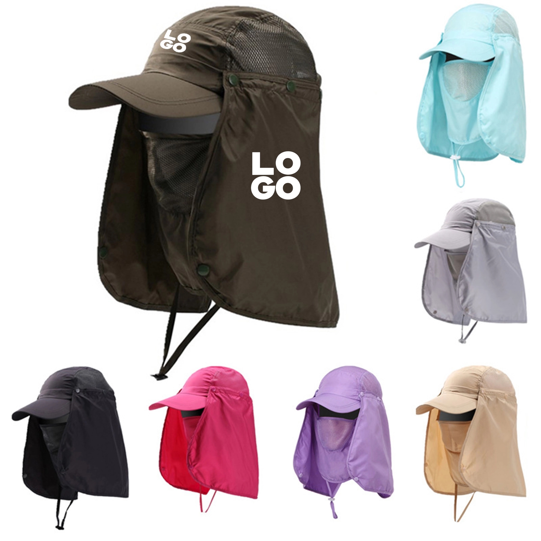 Fishing Cap With Neck Flap 2