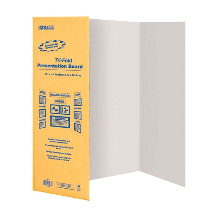 Tri-Fold Poster Boards - White 1