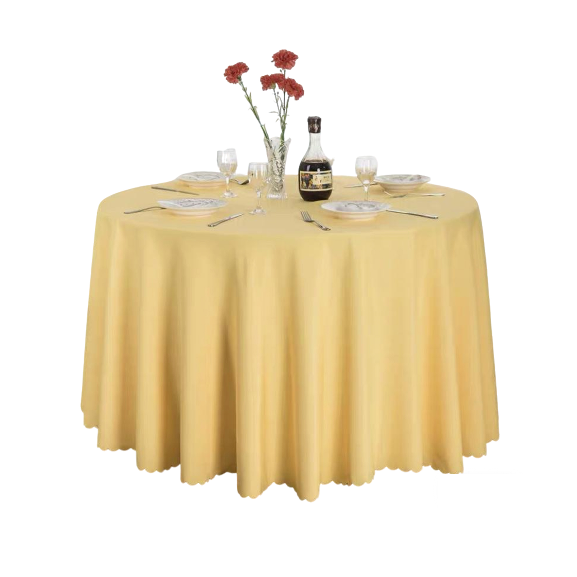Polyester Tablecloth 102" x 71" With Custom Print 20