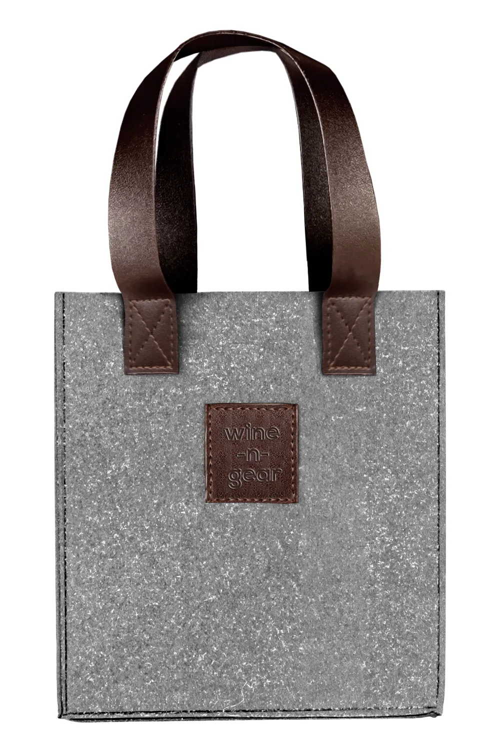 4-Bottle Felt Wine Tote 14