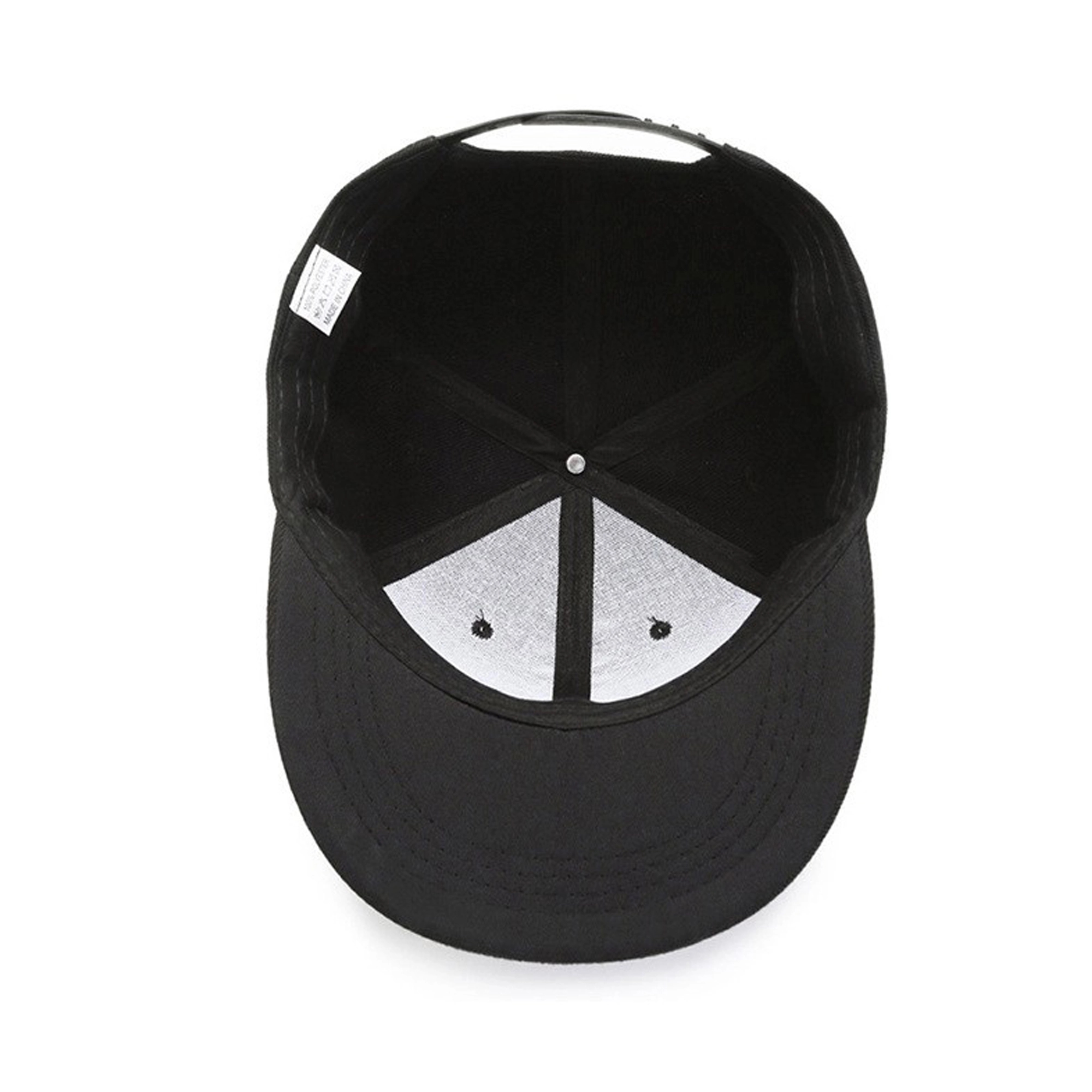 Adult Structured Flat Visor Snapback Cap 11