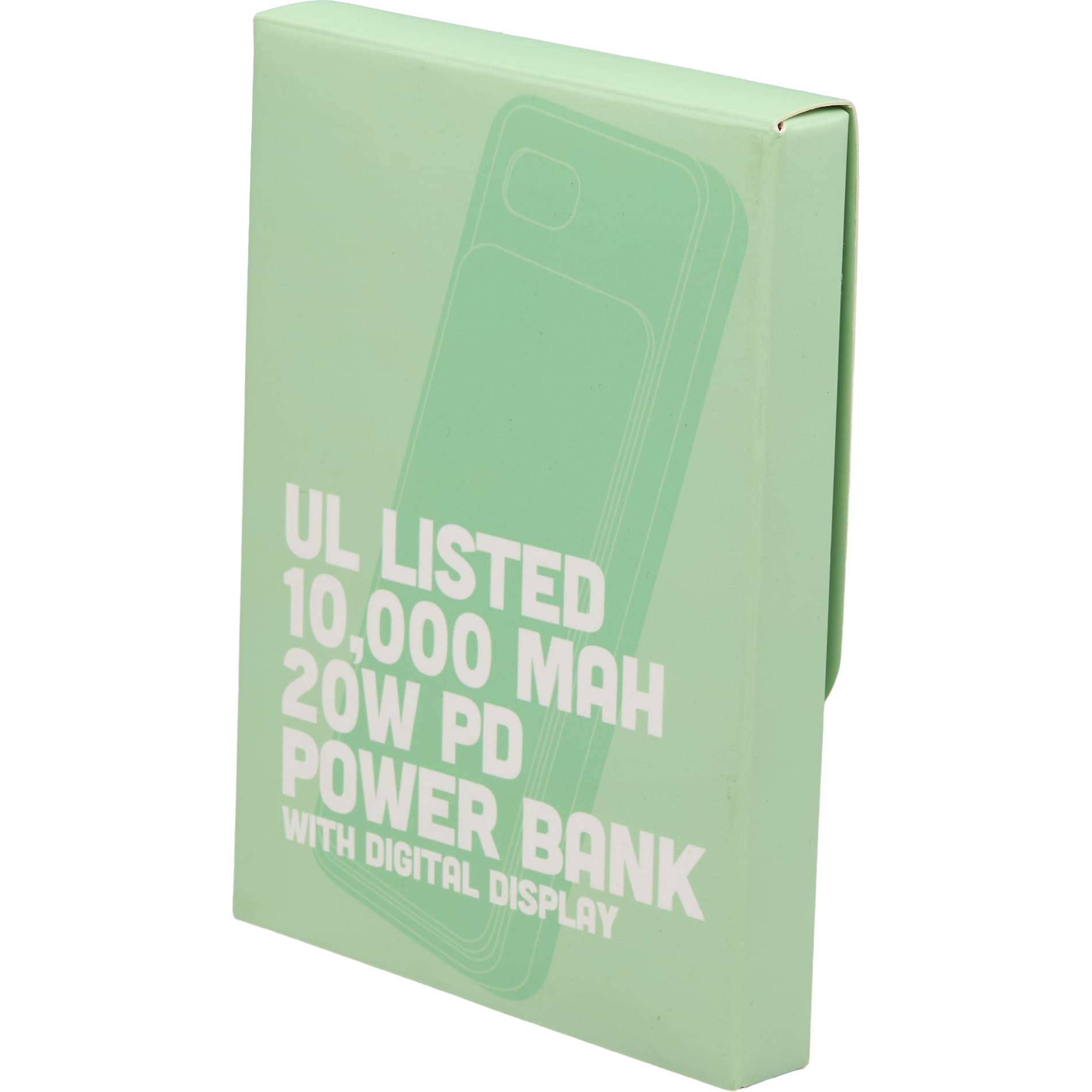 UL Listed 10000 mAh 20W Digital Display PowerBank 68