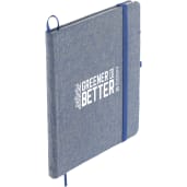 FSC® Mix 5" x 7" Recycled Cotton Bound Notebook 20