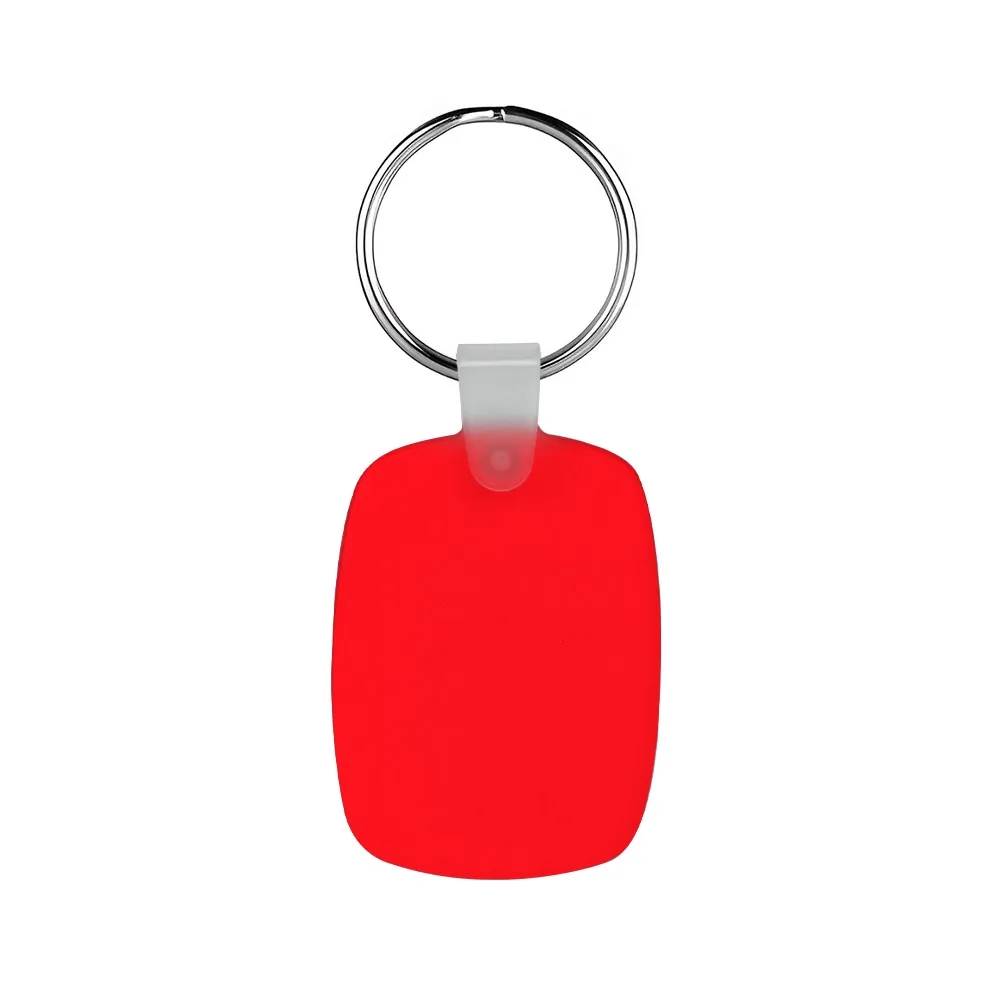 Oval Shaped Silicone Keychain 18