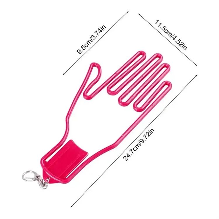 Sport Golf Glove Hanger Keychain 2