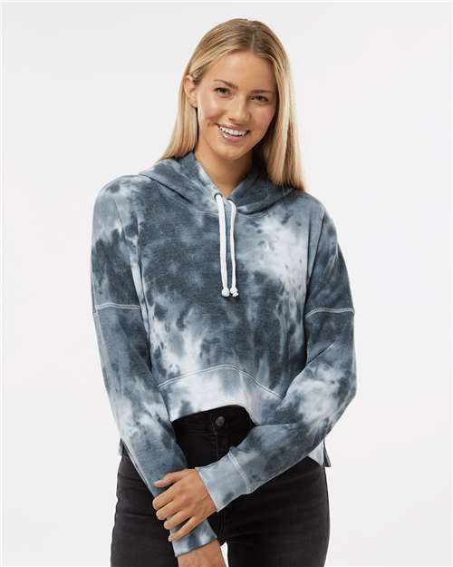 Women's Crop Hooded Sweatshirt - 8853 30