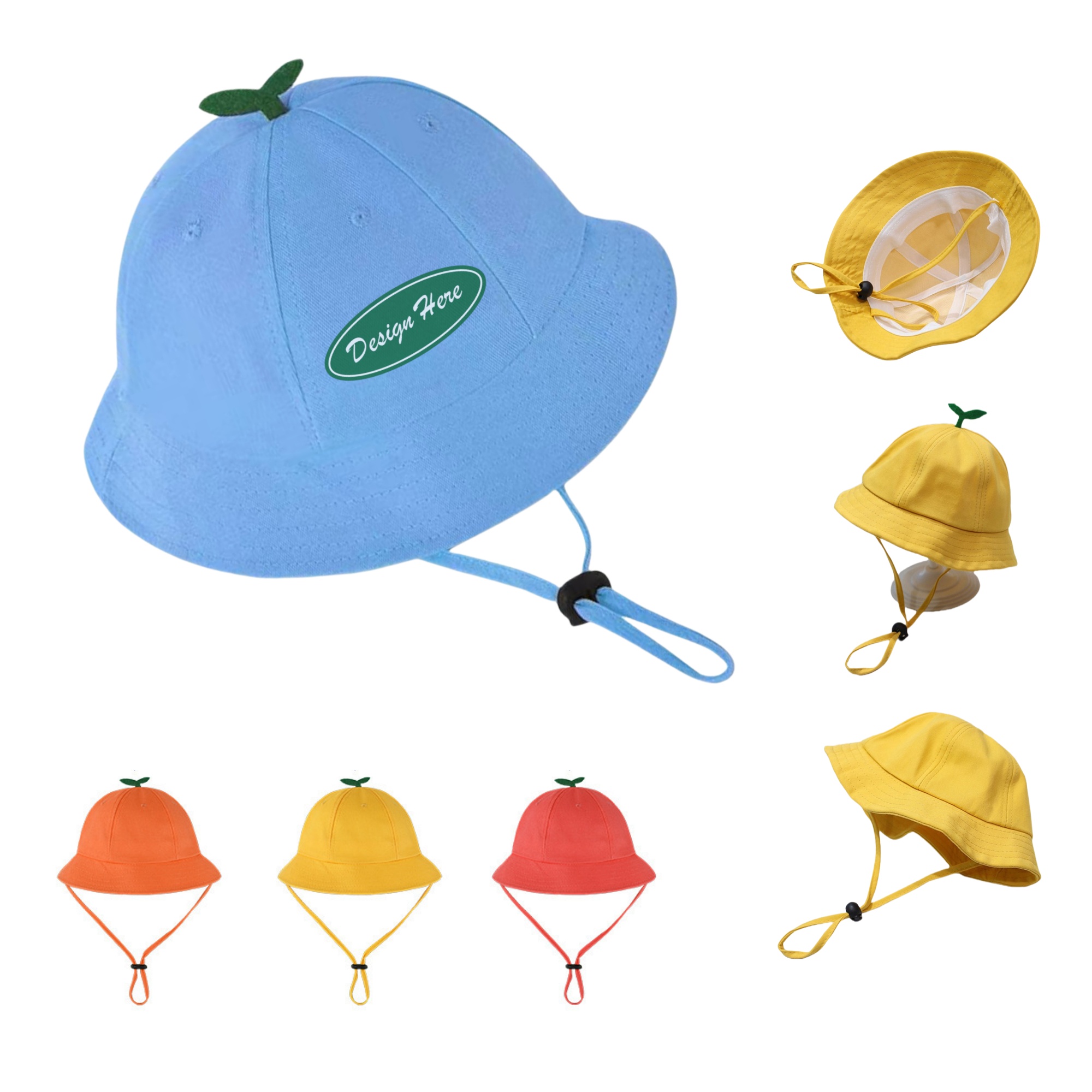 Cotton Parent-Child Fisherman Hat 2