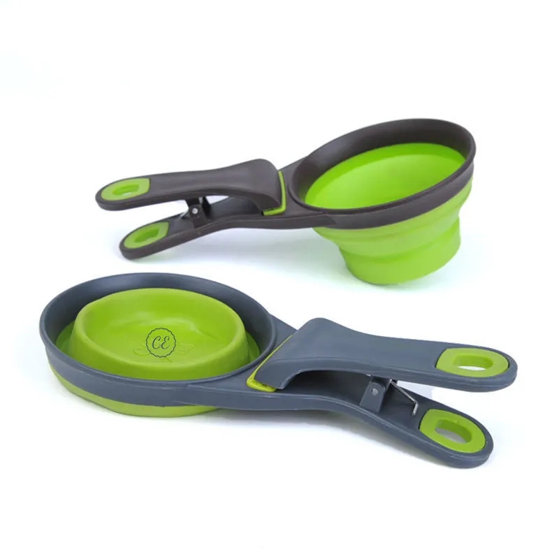 Multi-Function Collapsible Pet Scoop Bowls 2