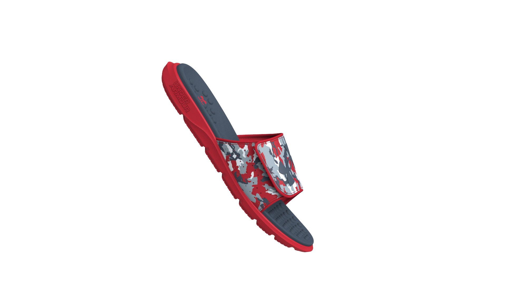 UA Ignite Pro Graphic Strap Boys' Slides 3