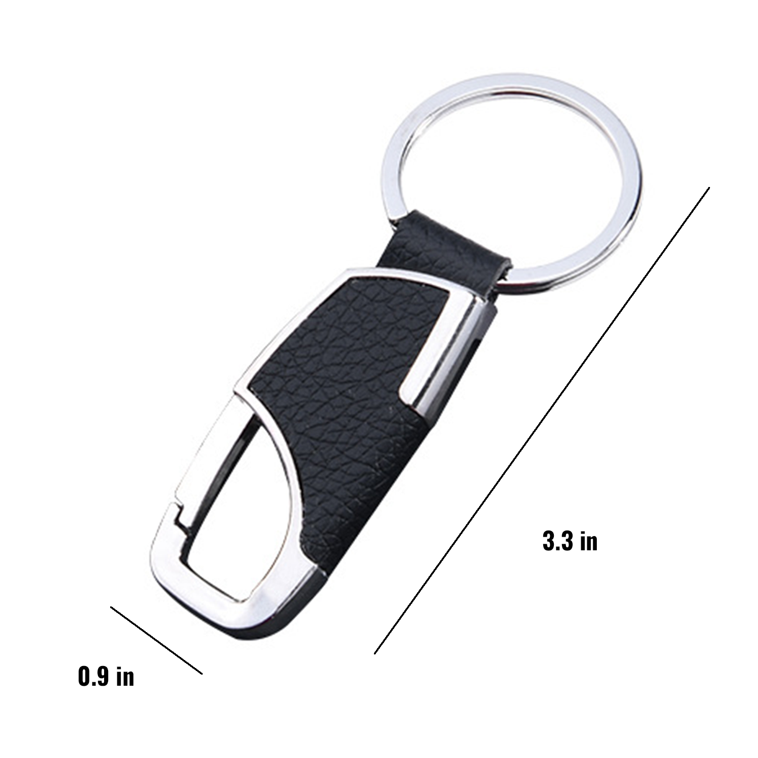 PU Leather Keychain Key Ring 3