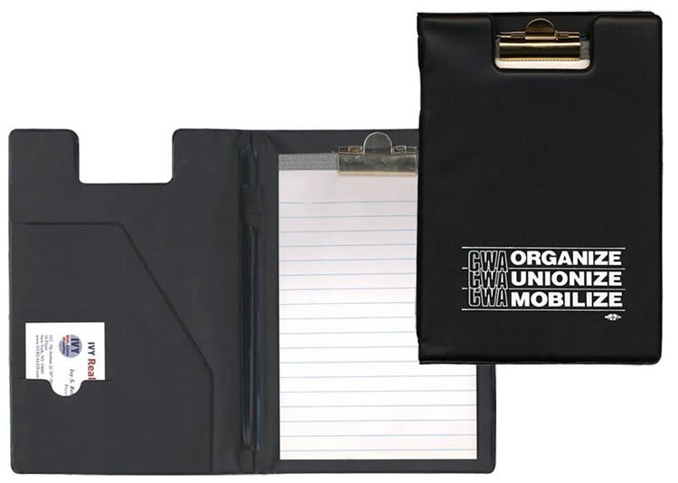 Deluxe Junior Clipboard w/ Standard Vinyl Colors 2