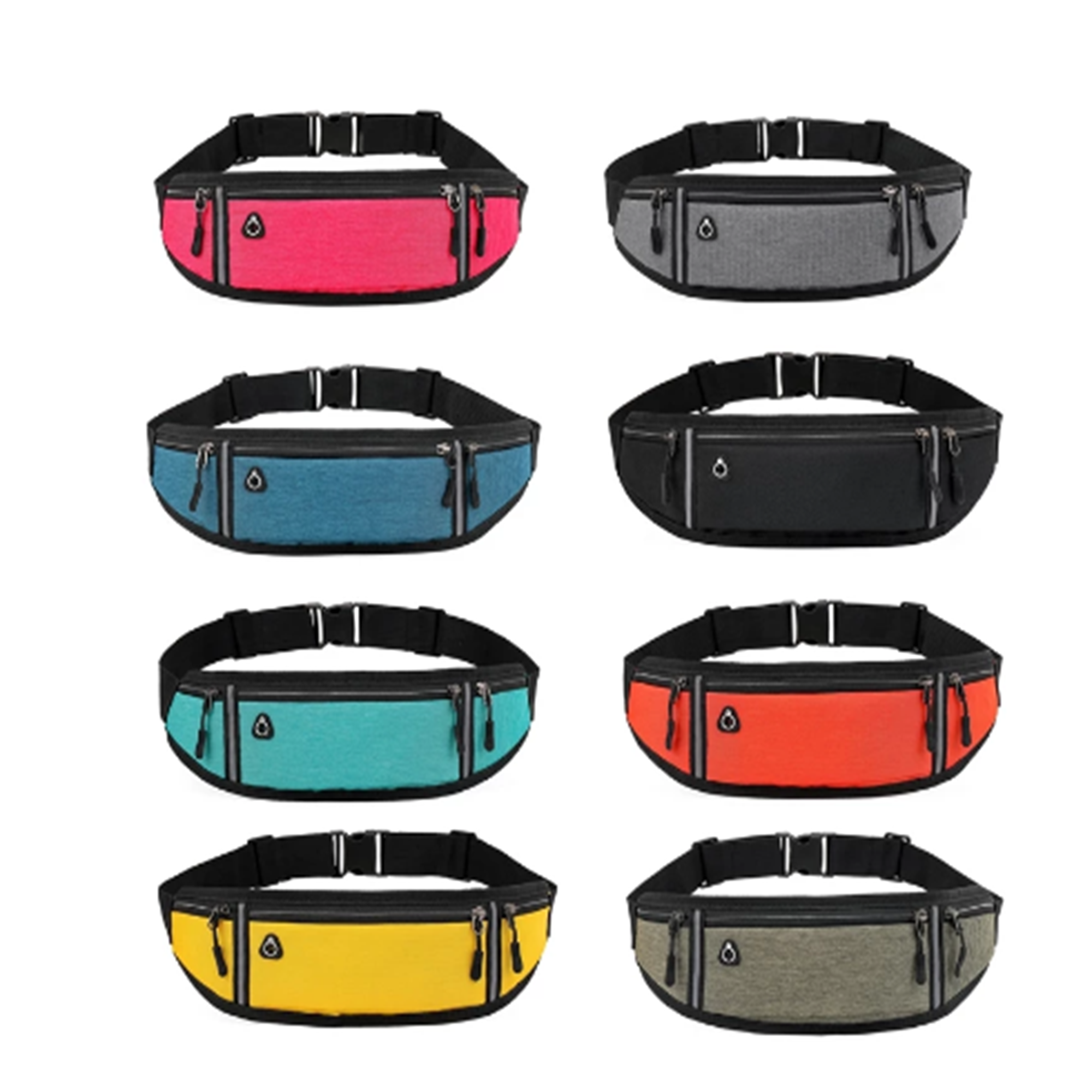Waterproof running waist bag