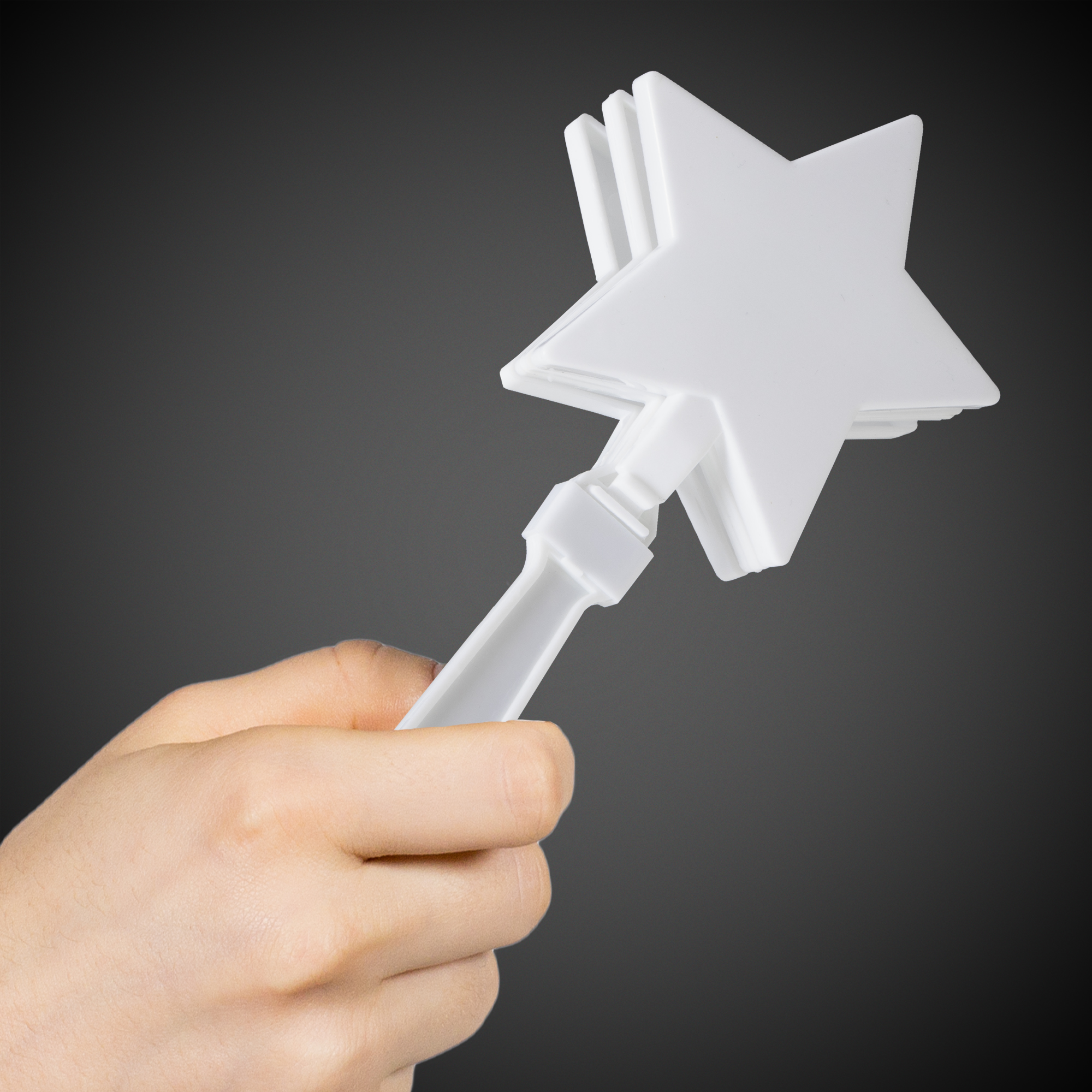 White 7" Star Hand Clapper 6