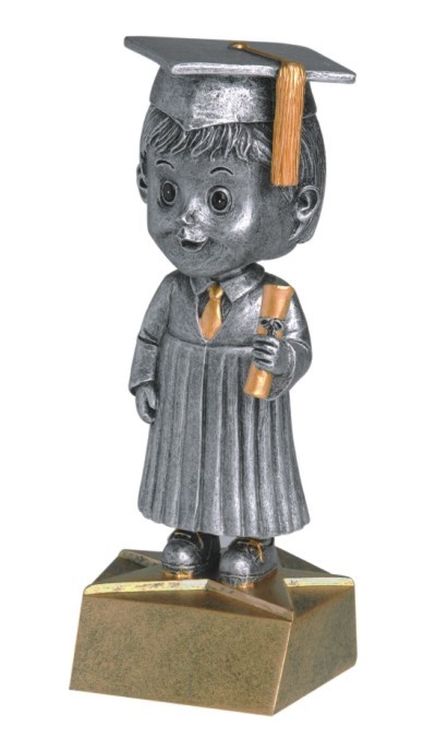 Graduate, Male Bobble Head Figure 2