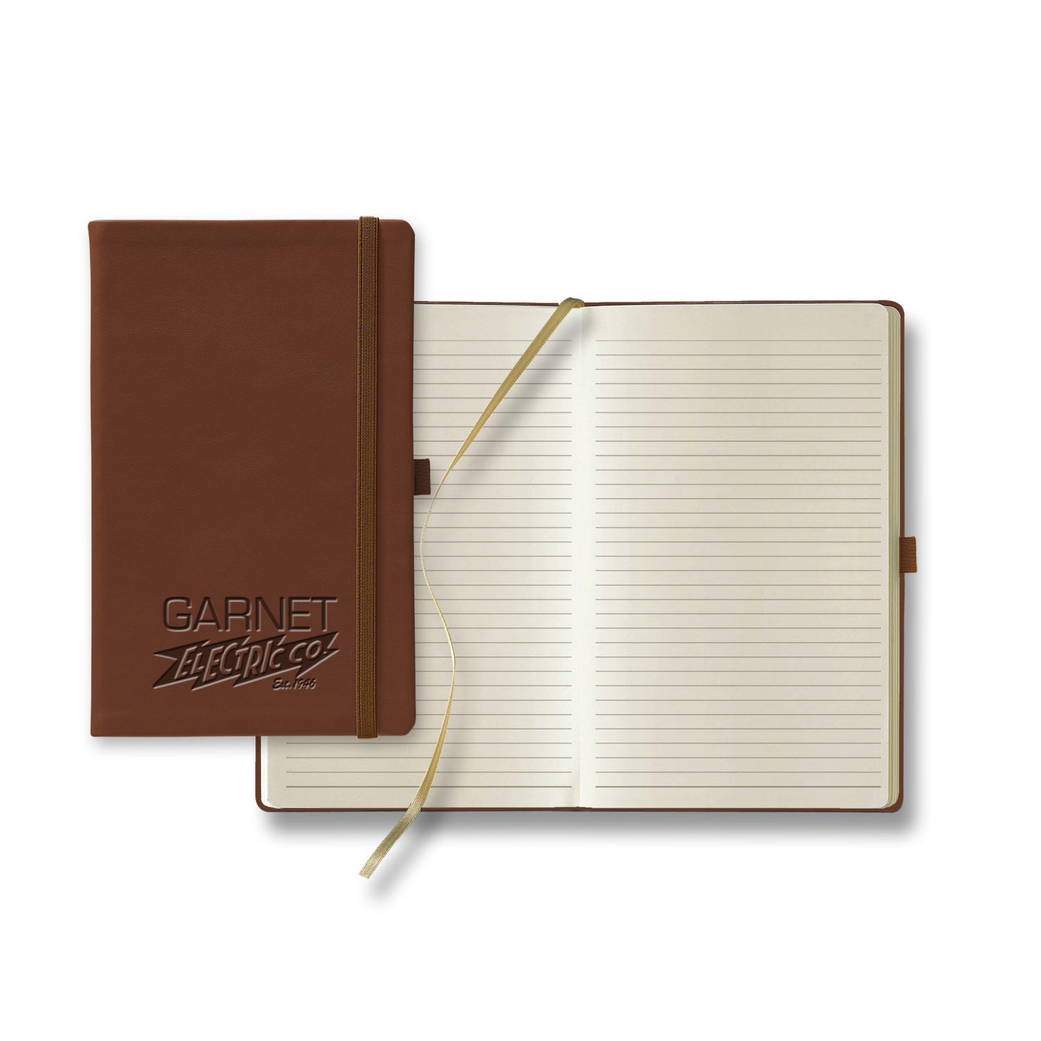 Castelli Calf Leather Medio Lined Ivory Page Journal 7