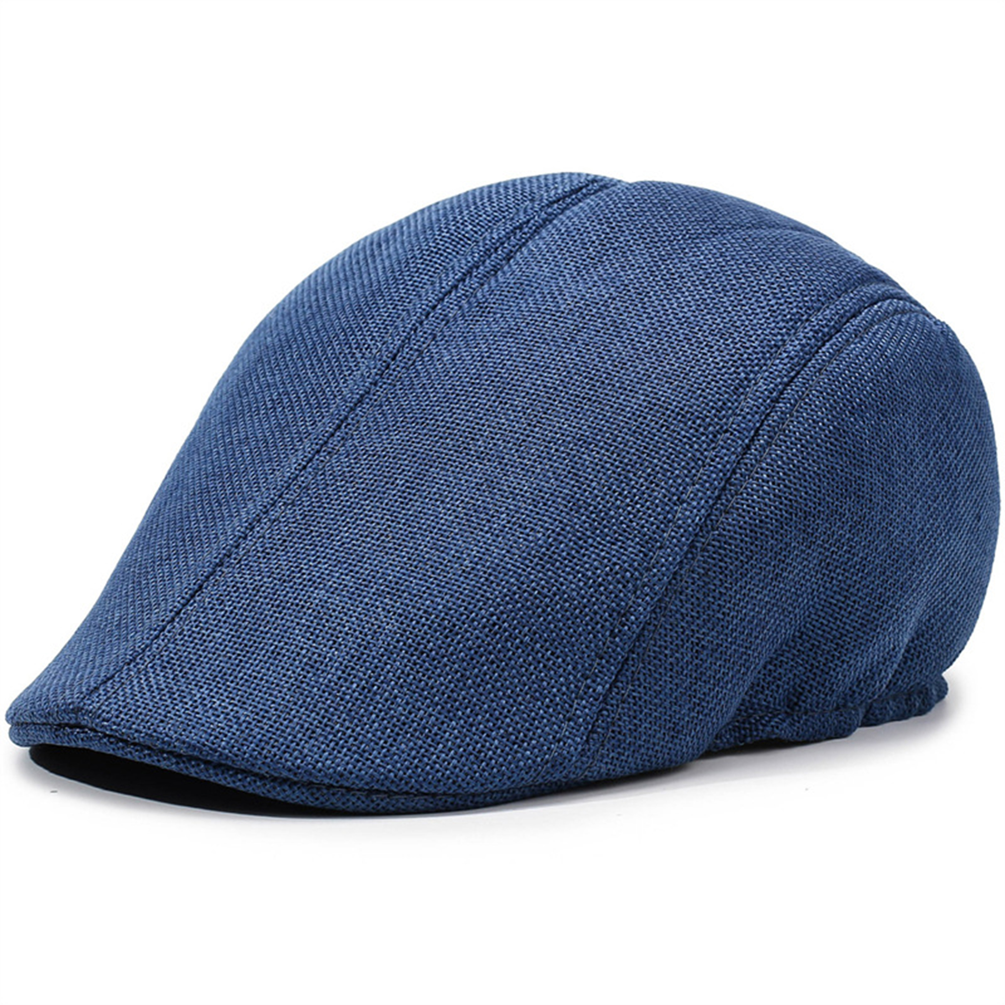 Middle-Aged Men's Linen Beret Hat 2