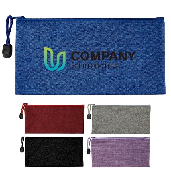 Heathered School Pouch 2