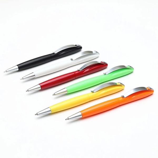 Plastic twist action ballpoint pen 2
