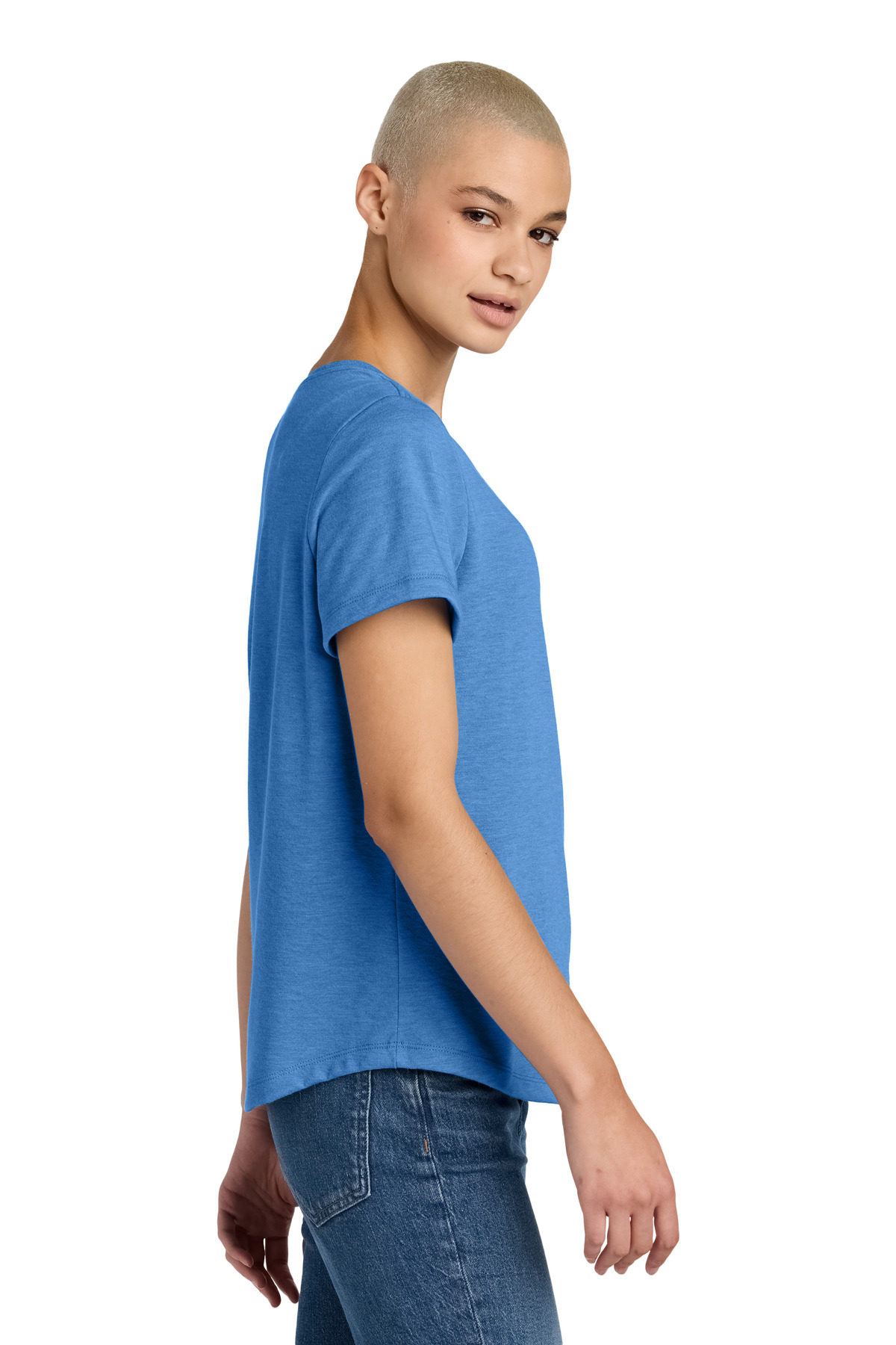 Allmade Women's Relaxed Tri-Blend Scoop Neck Tee AL2015 16