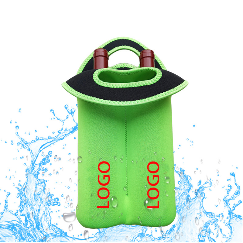 Pure Color Two Bottle Insulated Neoprene Wine Holder 3