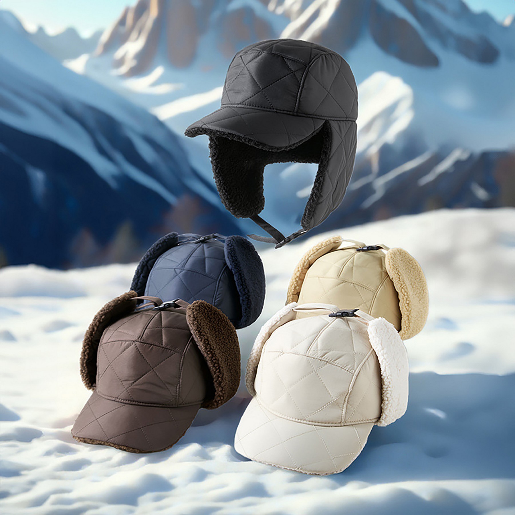 Winter Warm Windproof Trapper Hat 12