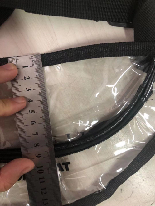 Transparent Waterproof Stadium Waist Pouch Bag 3