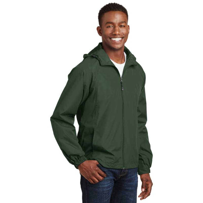 Sport-Tek Hooded Raglan Jacket. 18