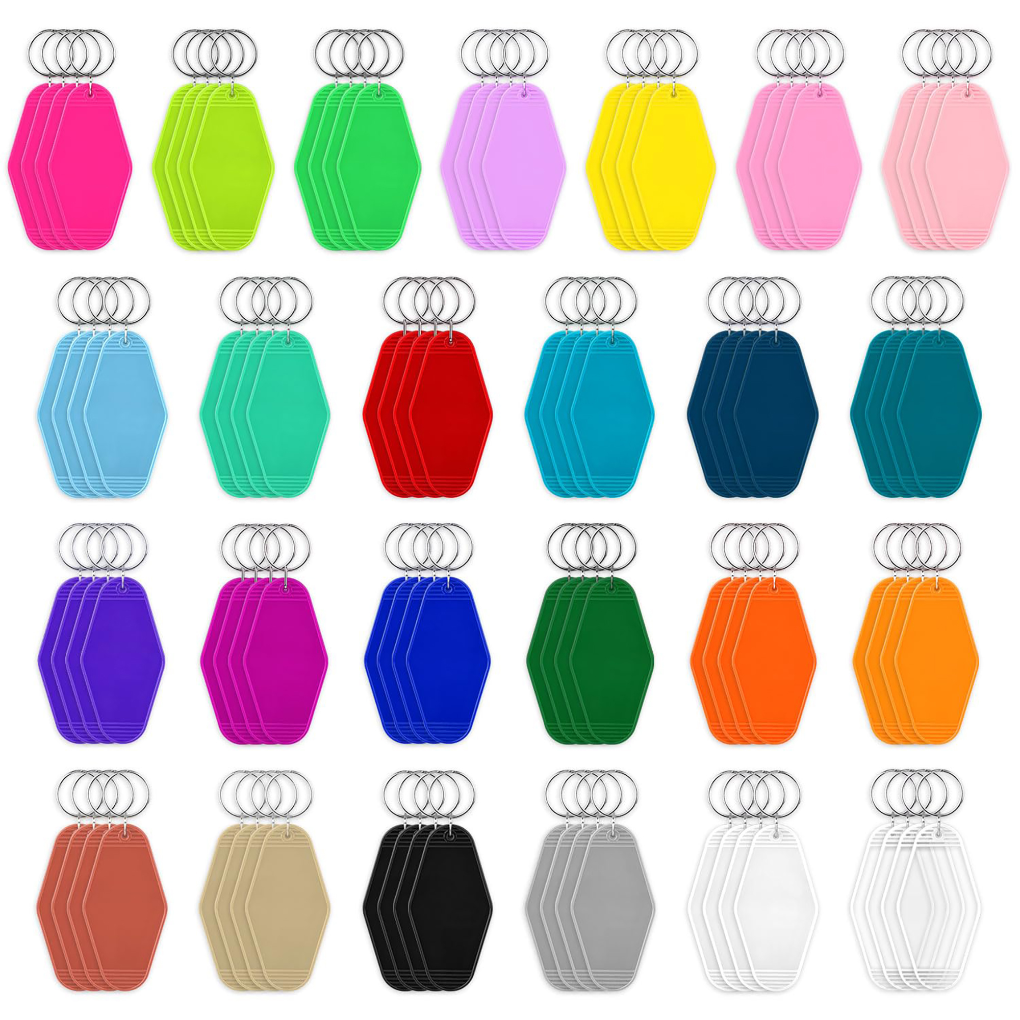 Durable Plastic Diamond Key Tag 6