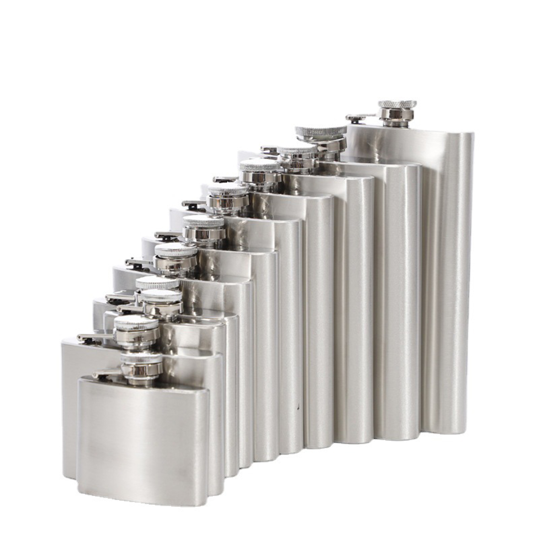 8oz Stainless Steel Wine Flagon 2