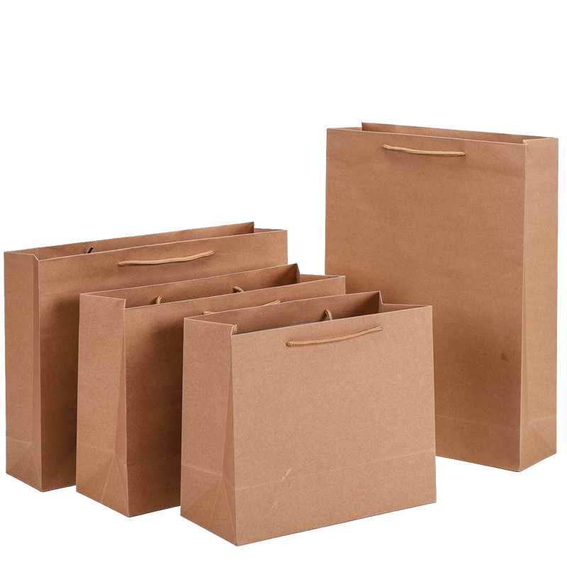 Customised Branded Kraft CraftTote Packaging Bags 4