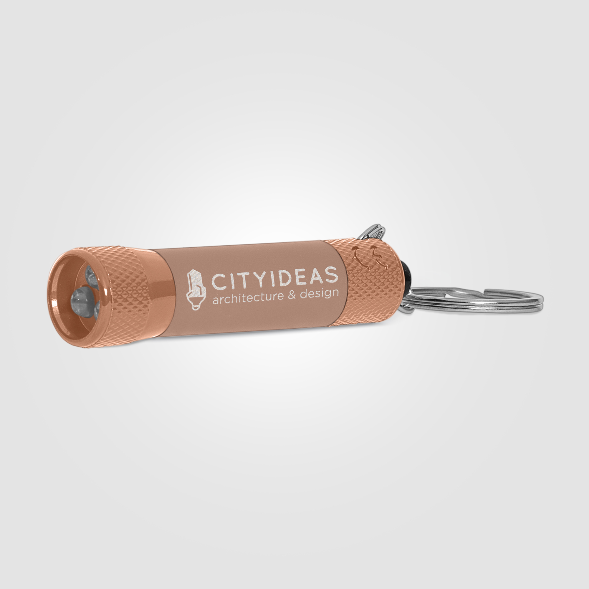 Chroma Softy Monochrome Metallic - LED Flashlight with Keyring 1