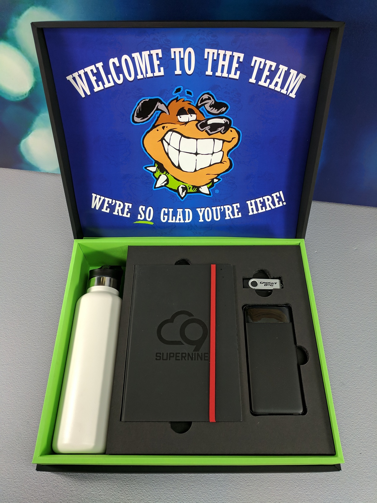 Custom Printed Full Color Hinged Soft Touch Luxury Gift Box - 6x6x2 3