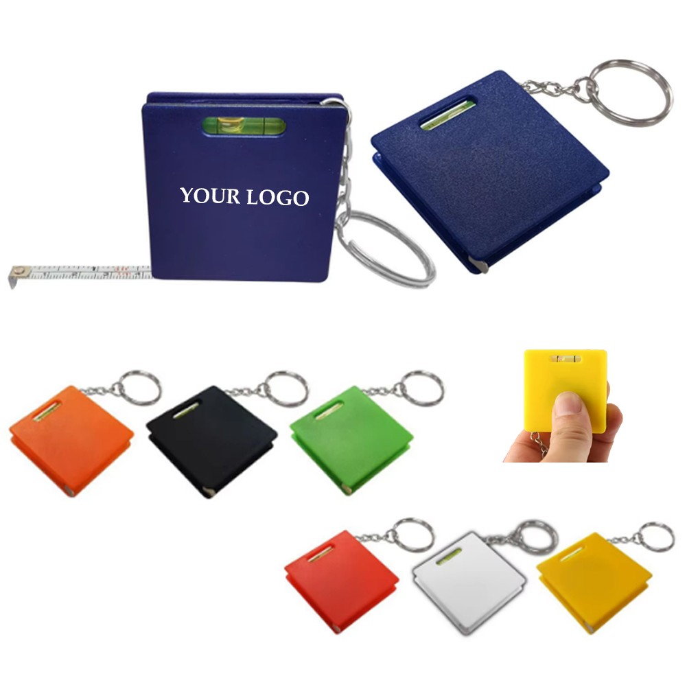 Mini Keychain Level 1meter Measuring Steel Ruler 3