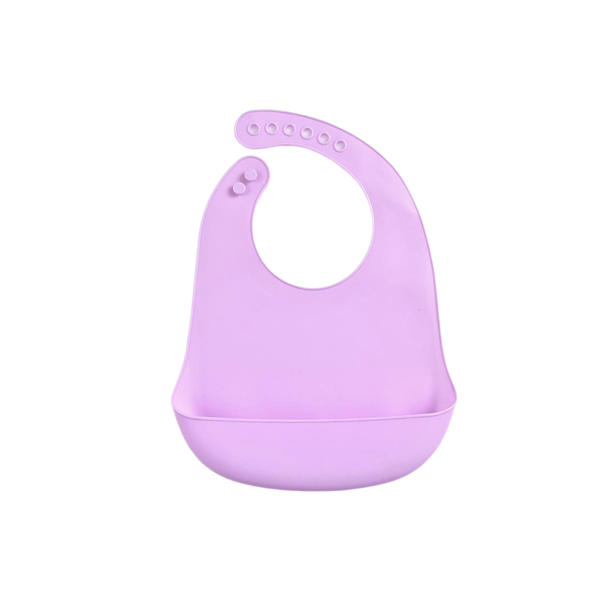 Silicone Baby Bib With Deep Catch Pocket 11.8 X 9" 4