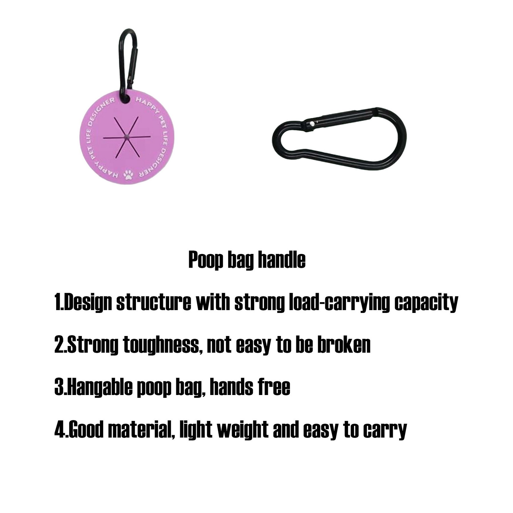 Hands-Free Poop Bag Holder 4