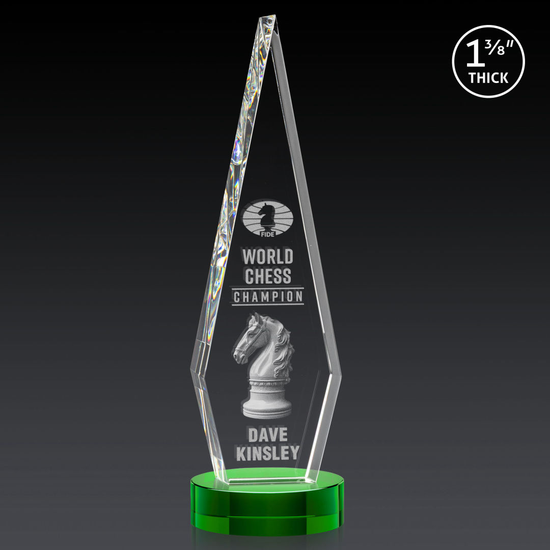 Springfield 3D Award on Stanrich Base - Green 9