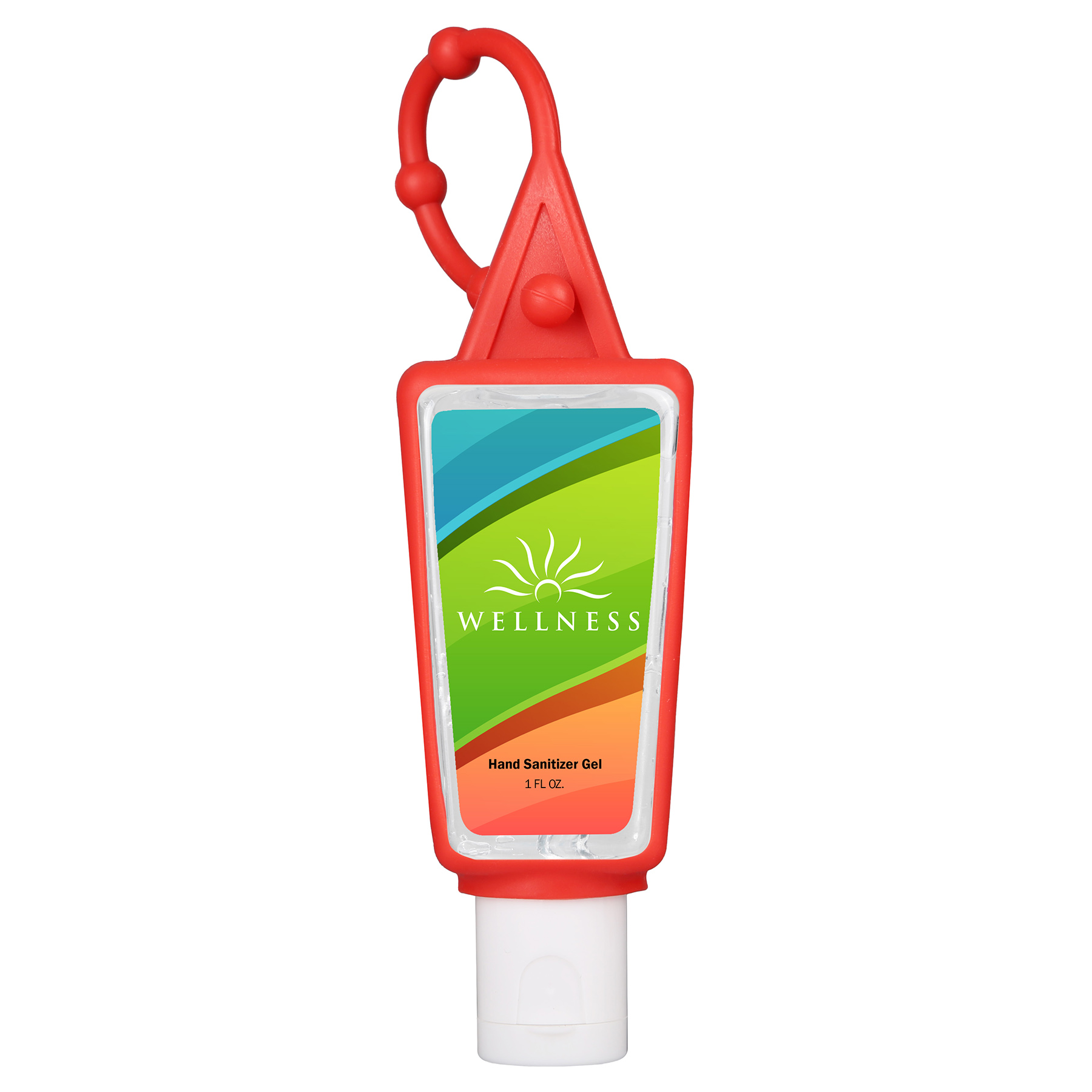 Hand Sanitizer Gel: 1 oz Bottle with Carabiner 7