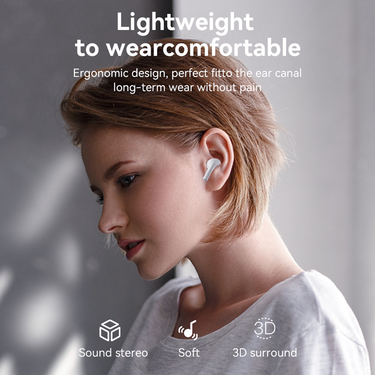 Bluetooth Stereo Wireless Earbuds 5