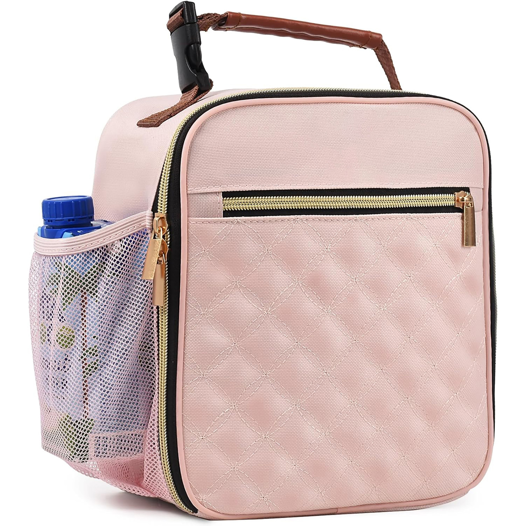 Insulated Lunch Bag with Bottle Holder 3