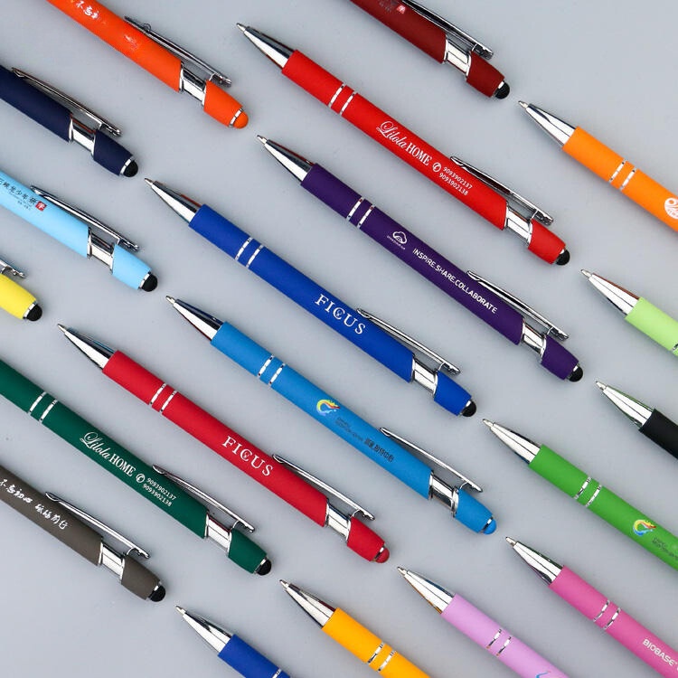 Velour™ Naishi Metal Accents Velvet Stylus Pen 45
