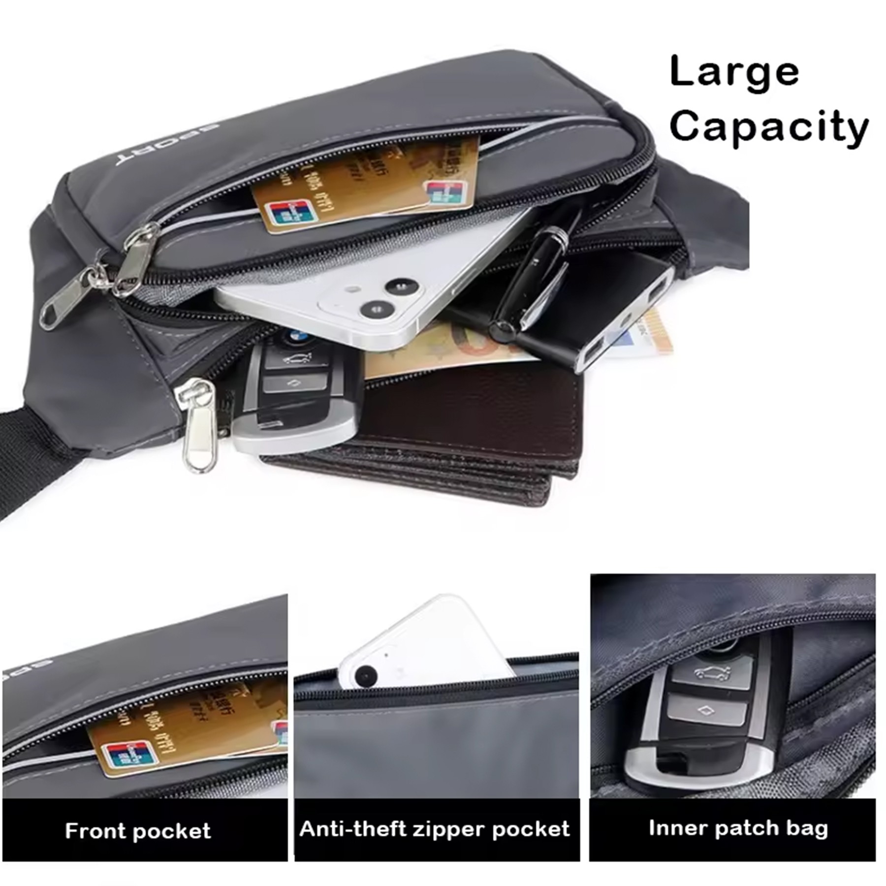 Leisure Sports Waist Bag Fanny Packs 3