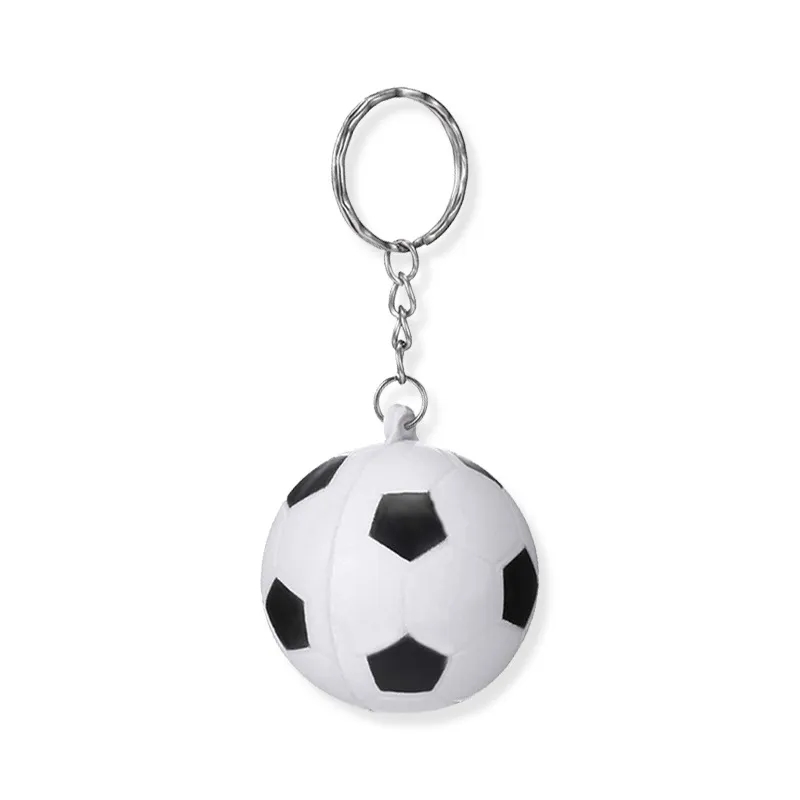 Soccer Keychains Stress Ball For School Carnival Reward 4