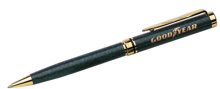 Invencia Ballpoint with 24kt Gold Plated Leaf Clip