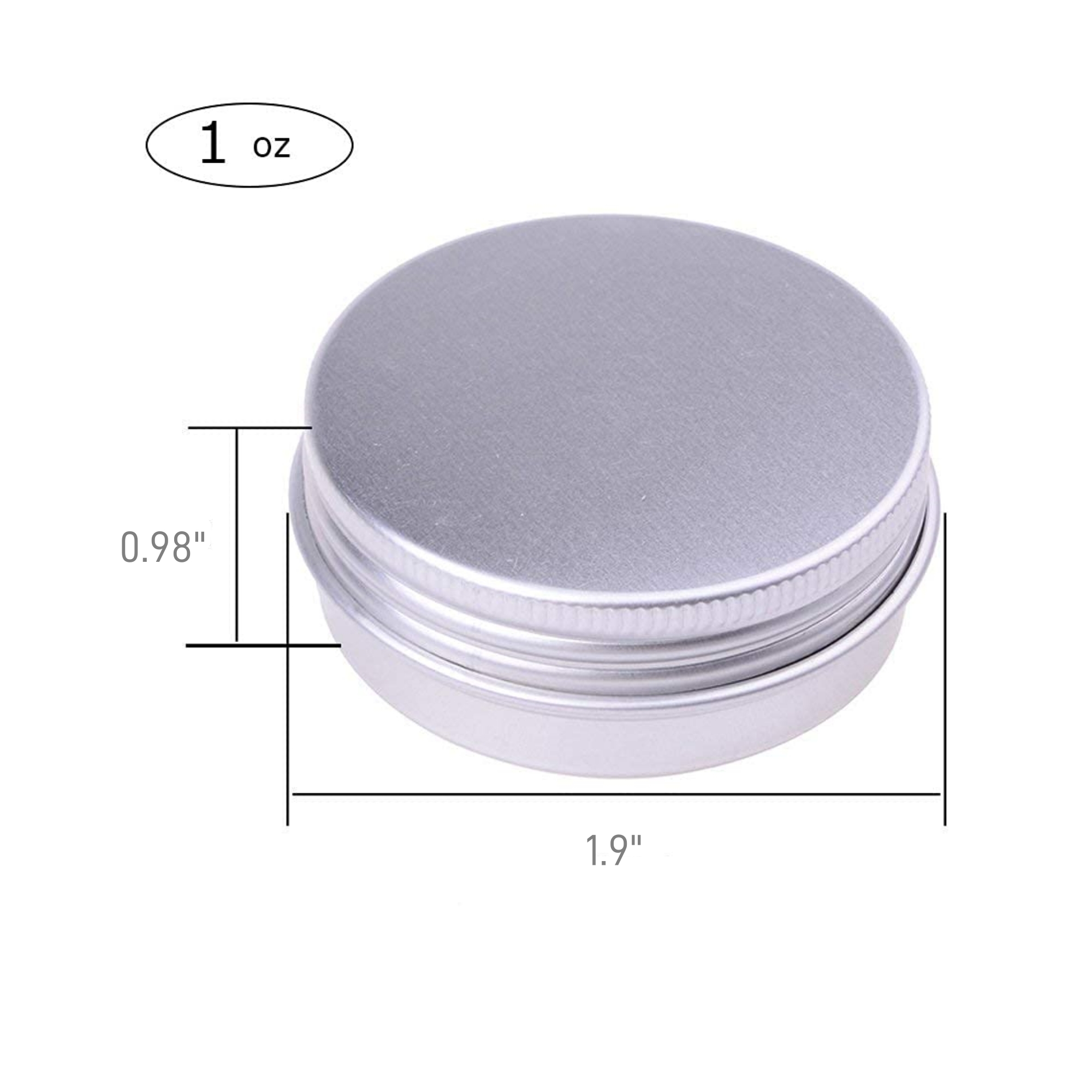 1 Ounce Aluminum Tin 3