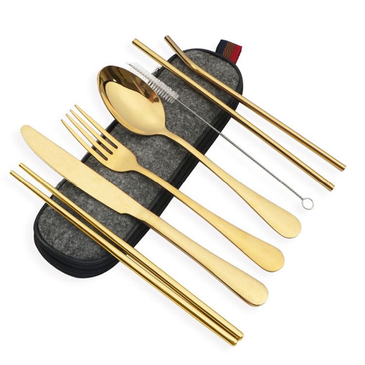 Portable Stainless Steel Camping Flatware Set 2